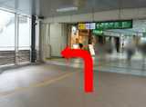矢印の先の階段を下るとJR「武蔵小杉駅」の西口になります。
次は「道順案内(4)」の画像を参照ください。